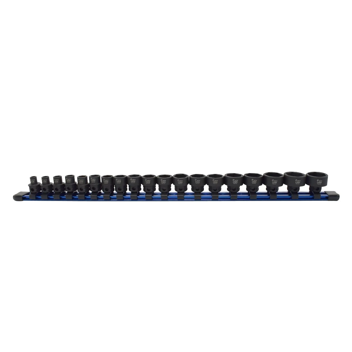 3/8″ Drive Metric 6-Point Shallow Nano Impact Socket Set – 19PCS