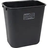Deskside Wastebasket, 14 Quarts, Polyethylene