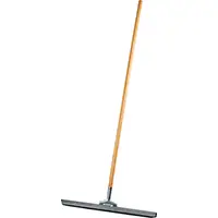 Floor Squeegee with Handle, 24", Straight Blade