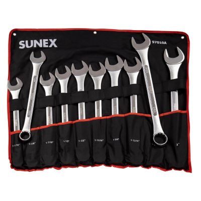 10-Piece Jumbo SAE Combination Wrench Set (1-5/16" - 2")